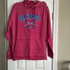 Rag wear size XL pink Bar harbor Maine hoodie never worn.